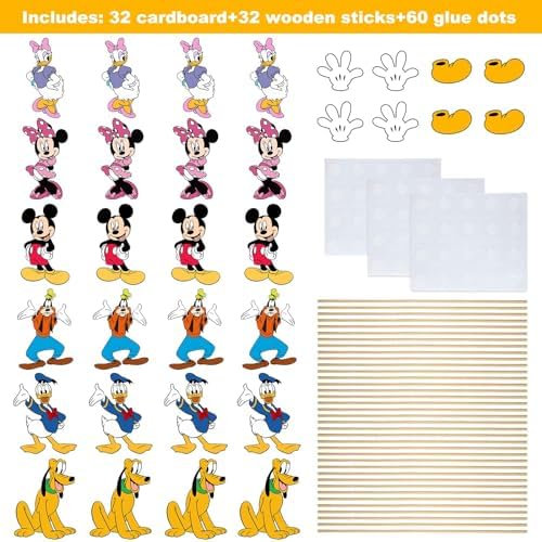 Mickey Birthday Centerpieces Decor Set 32PCS
