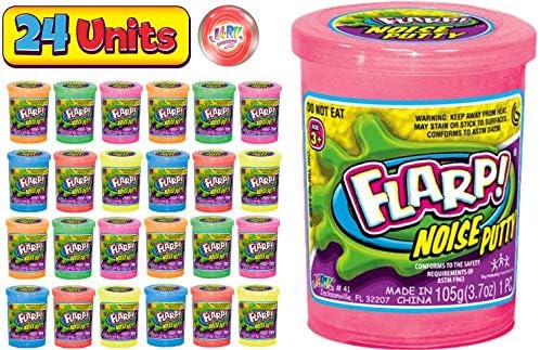 JA-RU Scented Flarp Noise Putty 24-Pack Fart Toy for Kids