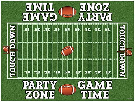 AnapoliZ Football Tablecloth 3 Pcs Party Pack