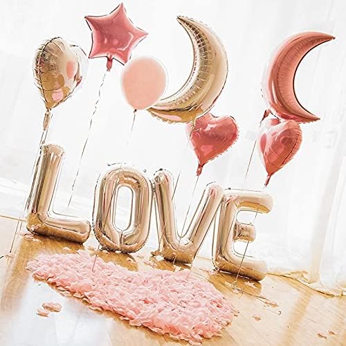 16 Inch Silver Letter Balloons A-Z Set for Parties