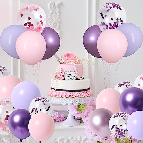 RUBFAC 65 Pcs 12 Inches Balloon Arch Garland Kit