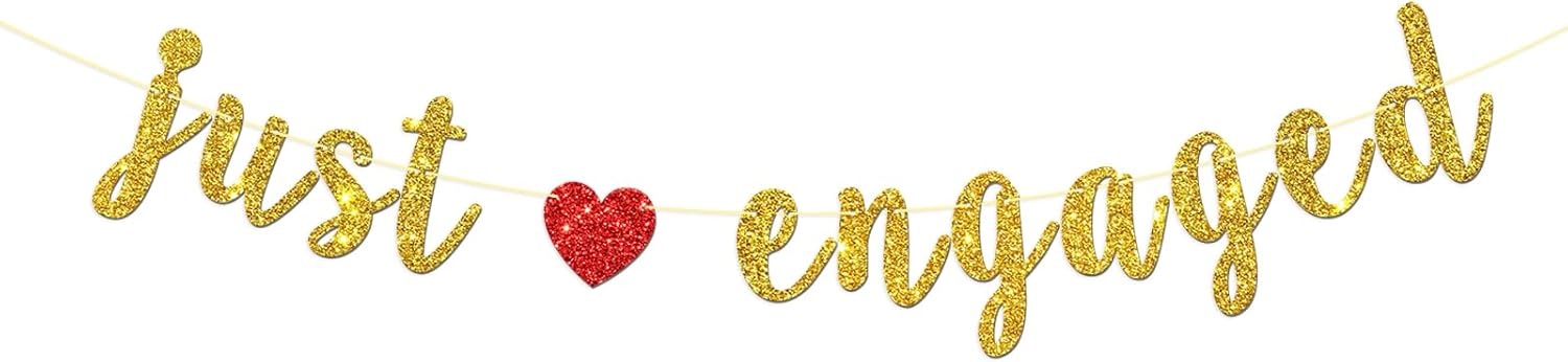 Dill-Dall Just Engaged Party Banner
