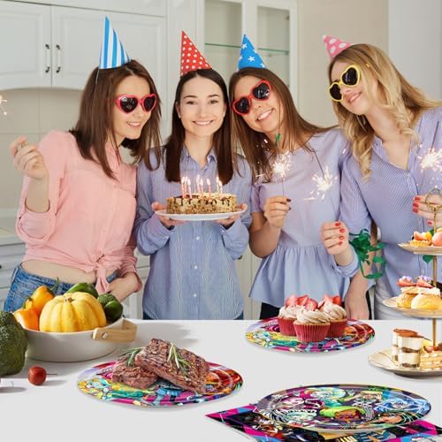 40Pack Monst-High Birthday Party Supplies with Plates and Napkins