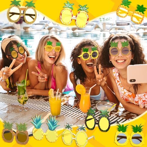 Kanayu 24 Pair Pineapple Party Sunglasses