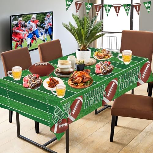 Football Party Decorations 2 Pack Tablecloth