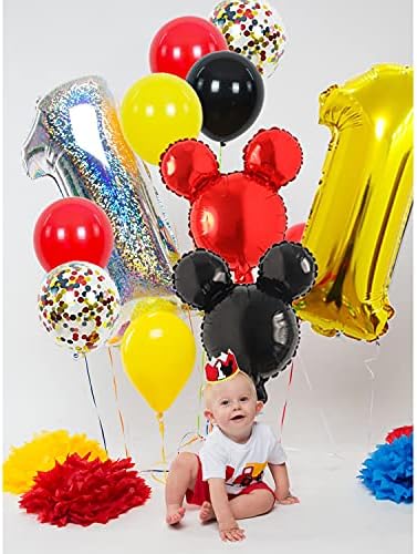 Family Pro 1st Birthday Party Supplies Decorations 58Pcs
