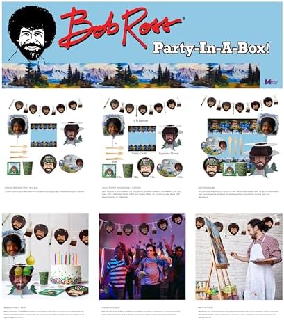 Mighty Mojo Bob Ross Party In A Box Kit