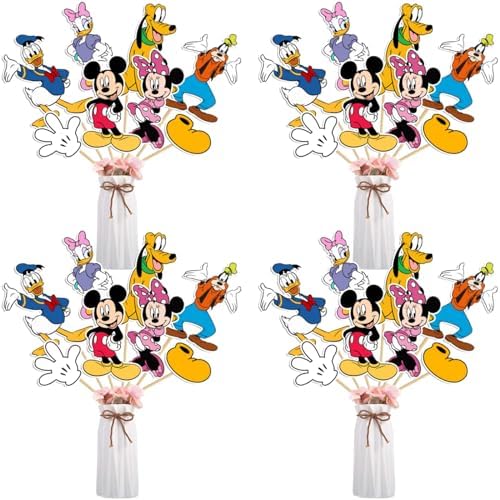 Mickey Birthday Centerpieces Decor Set 32PCS