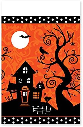 Frightfully Fancy Plastic Table Cover 54x102