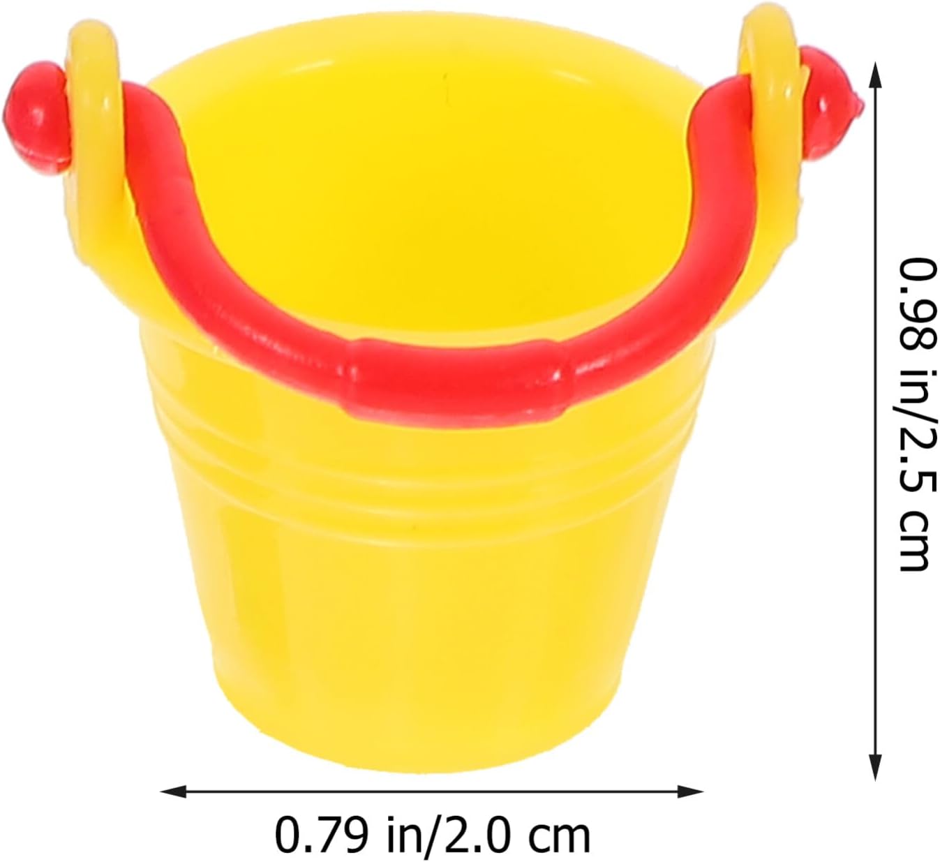 UPKOCH 20PCS Miniature Buckets 112 Scale