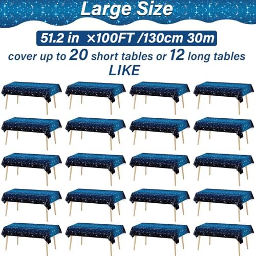 Space Galaxy Party Tablecloth Roll 1200x52