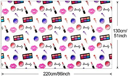 PHOGARY 4 Pack Spa Makeup Table Covers for Parties