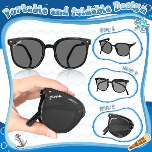 JaGely 3 Pcs Bachelor Party Accessories Groom Set