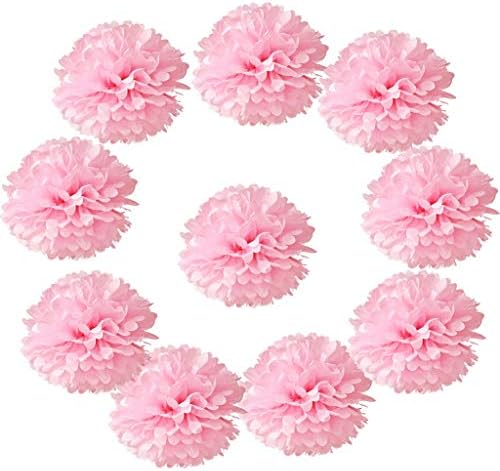 10pcs Tissue Paper Pom Poms Wedding Party Decor