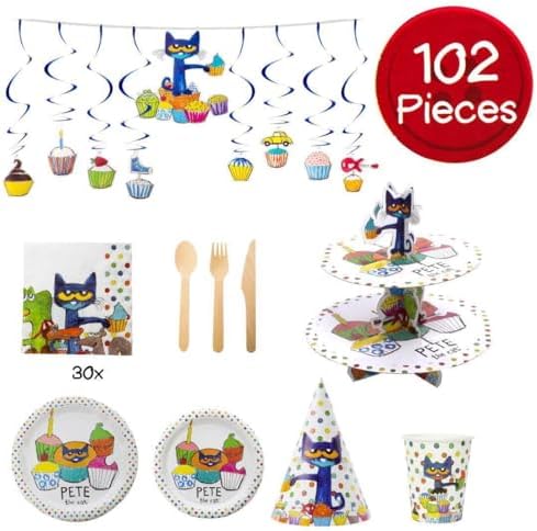 Mighty Mojo Pete The Cat Party In A Box Kit - 102 Pieces
