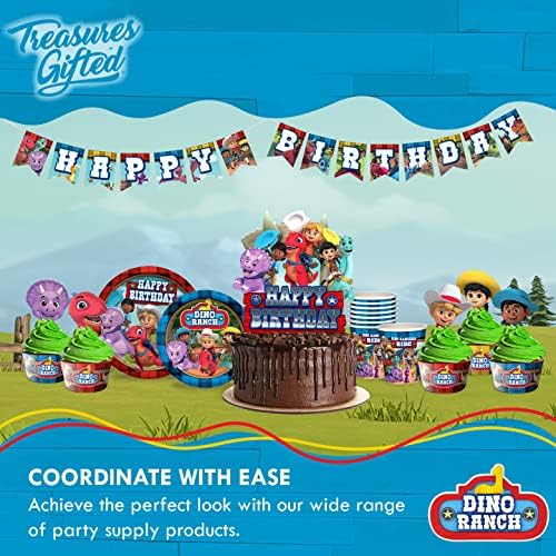 Treasures Gifted Dino Ranch Party Tablecloths 2 Pack