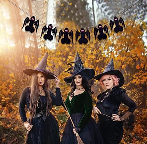 Halloween Vampire Bachelorette Party Banners with Wings and Fangs