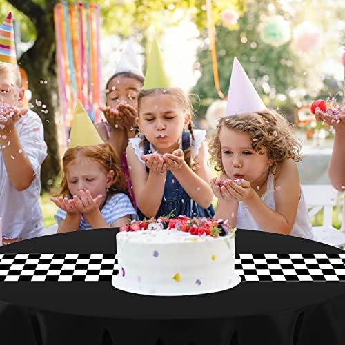 Oudain Cars Birthday Racing Decor Tablecloths 3 Pcs