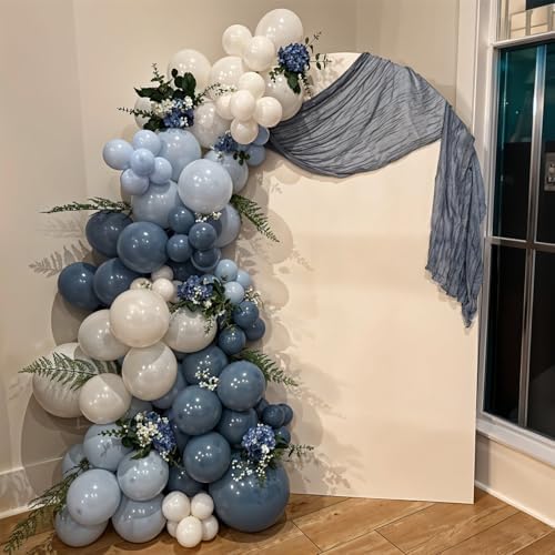 Togvu Dusty Blue Balloons 12 Inch Party Set