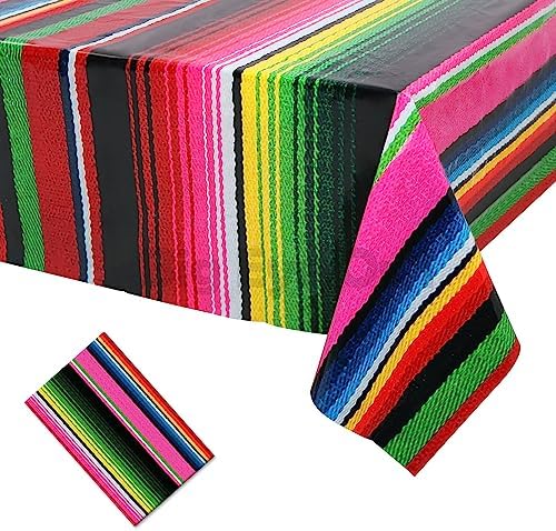 Mexican Fiesta Tablecloth 54x108 Inch