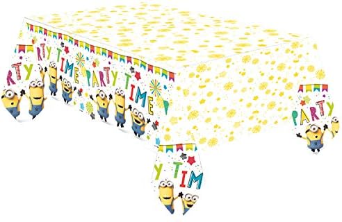 Amscan Despicable Me Multicolor Plastic Table Cover 54x96
