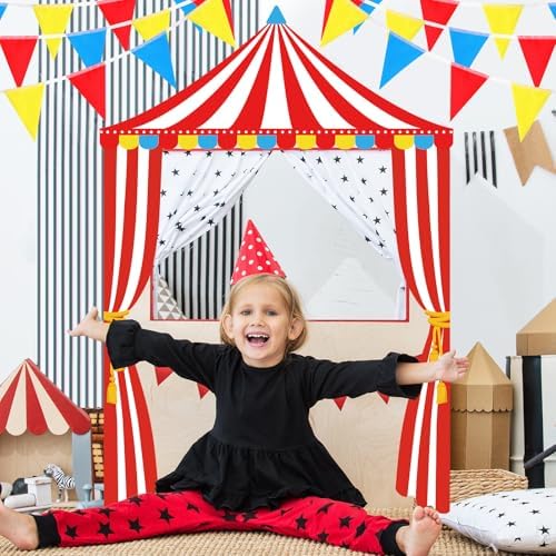 4 Pcs Halloween Carnival Decor Banners with Adhesive