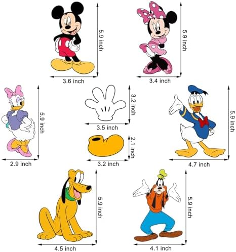 Mickey Birthday Centerpieces Decor Set 32PCS