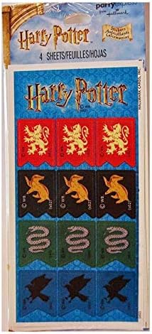 HARRY POTTER House Banners Stickers 4 Sheets