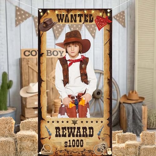 Jenlion Wild West Cowboy Birthday Party Decor Kit