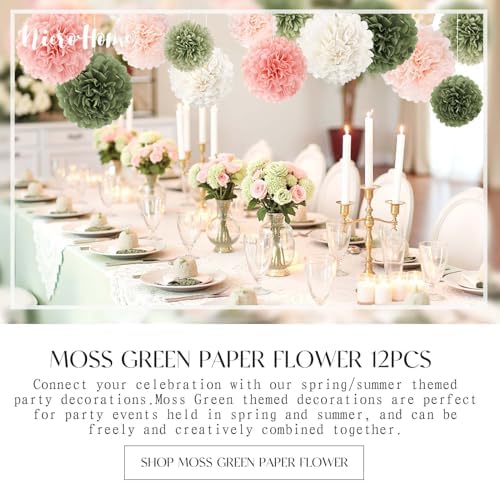 NICROHOME EUR Bridal Shower Decorations Set 12 PCS