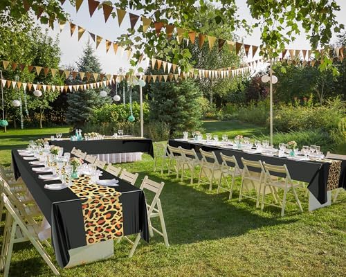 Oudain 162 Pcs Cheetah Party Decorations