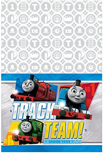 Deluxe Thomas Friends All Aboard Table Cover 54x96