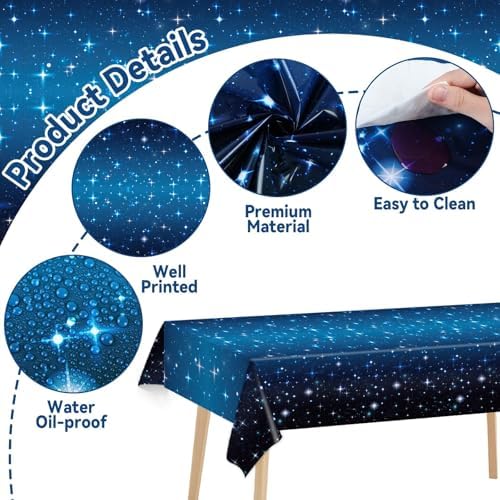 Space Galaxy Party Tablecloth Roll 1200x52