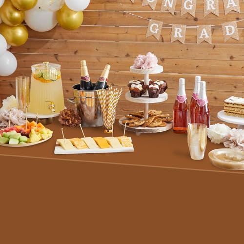 Highland Cow Party Tablecloths 4Pcs Birthday Decor Table Covers