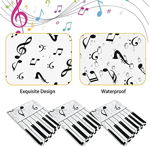 PHOGARY Musical Notes Tablecover Set 3 pcs