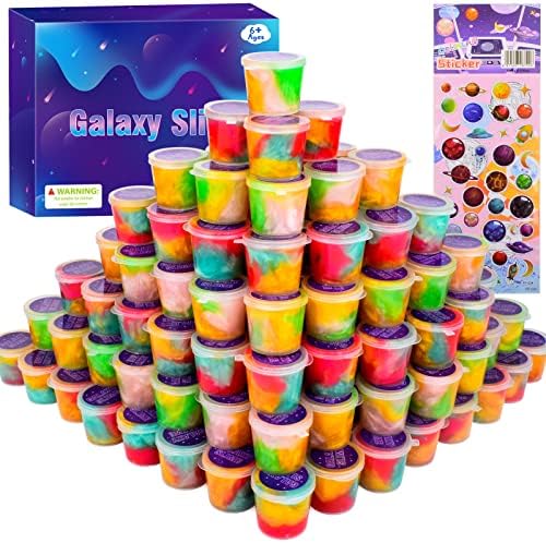 Galaxy Slime Kit 68 Pack for Kids