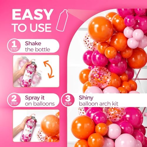 Bezente Balloon Shine Spray 15 oz - Waterproof Long Lasting Antioxidant