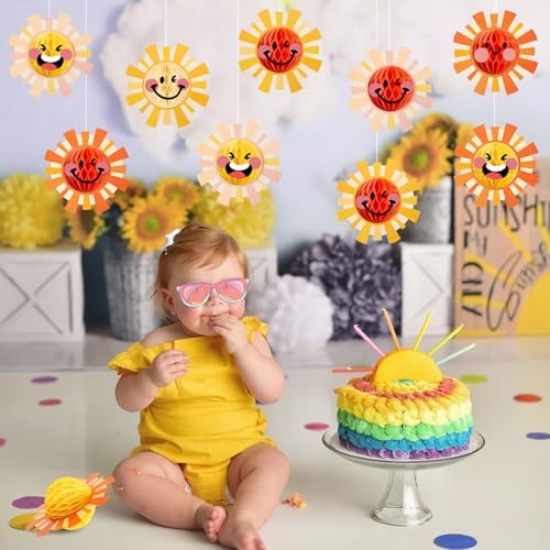 12PCS Boho Sun Party Decorations Set