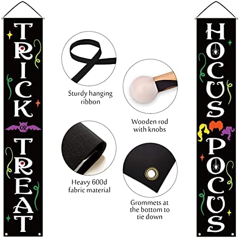 DAZONGE Halloween Decorations Outdoor and Indoor Banners