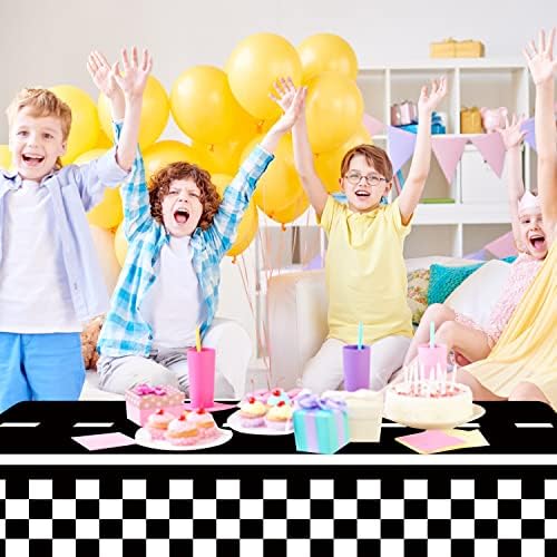 Racing Car Theme Tablecloths 4pcs 51x86 Inches