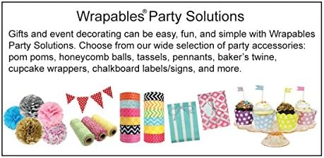 Wrapables 12 Inch Tissue Pom Poms Set of 3