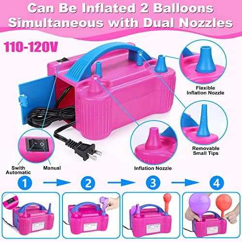 Balloon Arch Kit with Electric Pump 10ft Wide