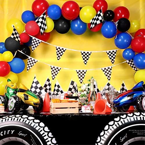 Irenare 3 Sheets Racing Car Table Covers