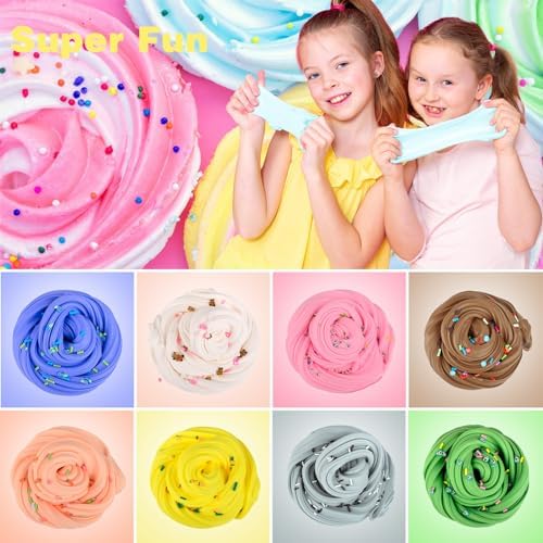 WuHuanNiu 15 Pack Mini Butter Slime Kit