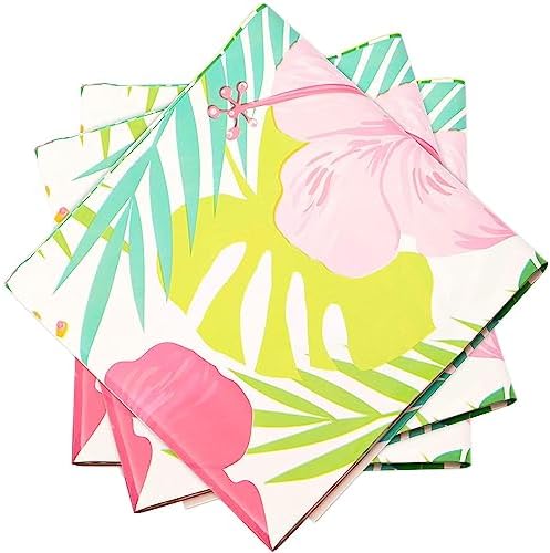 Sparkle and Bash 3 Pack Tropical Tablecloths 54x108 Inch