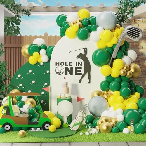 Hole In One Balloon Arch Golf Themed Decor