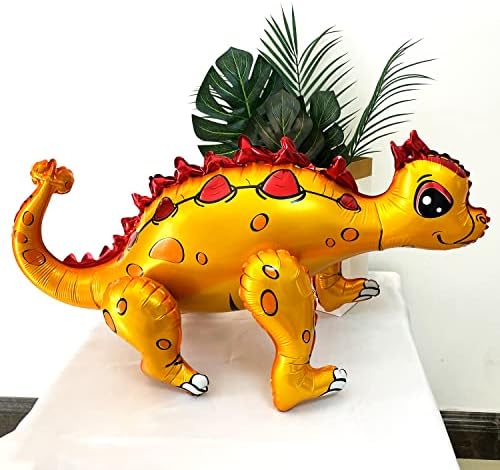 Giant 3D Dinosaur Balloons for Birthday Decorations 4 Pack