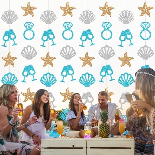 Last Toast On The Coast Hanging Banners Garland Decorations