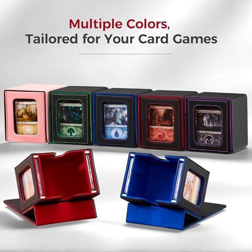 Zettokete MTG Commander Deck Box with Dice Tray and Dual Display