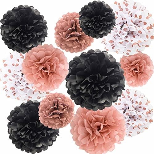 ANSOMO Tissue Paper Pom Poms Party Decorations